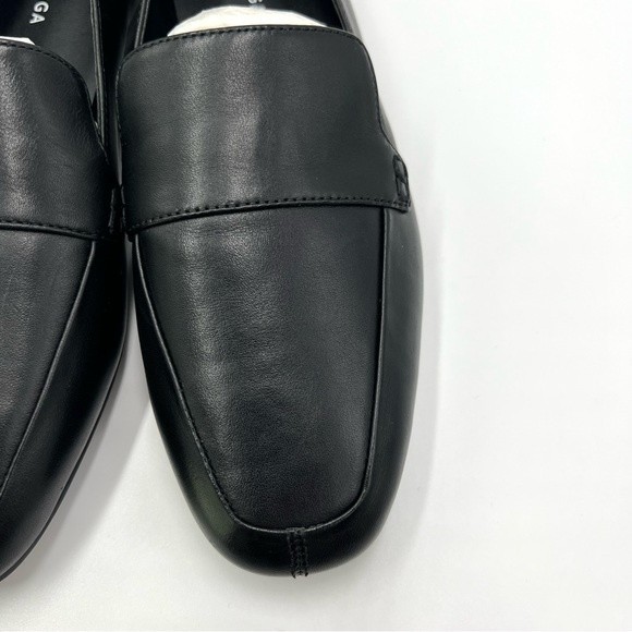 VIA SPIGA Womens Size 34 4 Tigen Black Leather Classic Minimalist Loafers Flats - Picture 6 of 15